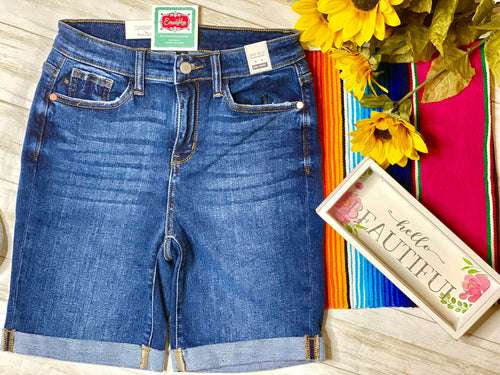 Shop Envi Me Bottoms The Summer ☀️Best Judy Blue Mid Thigh Shorts