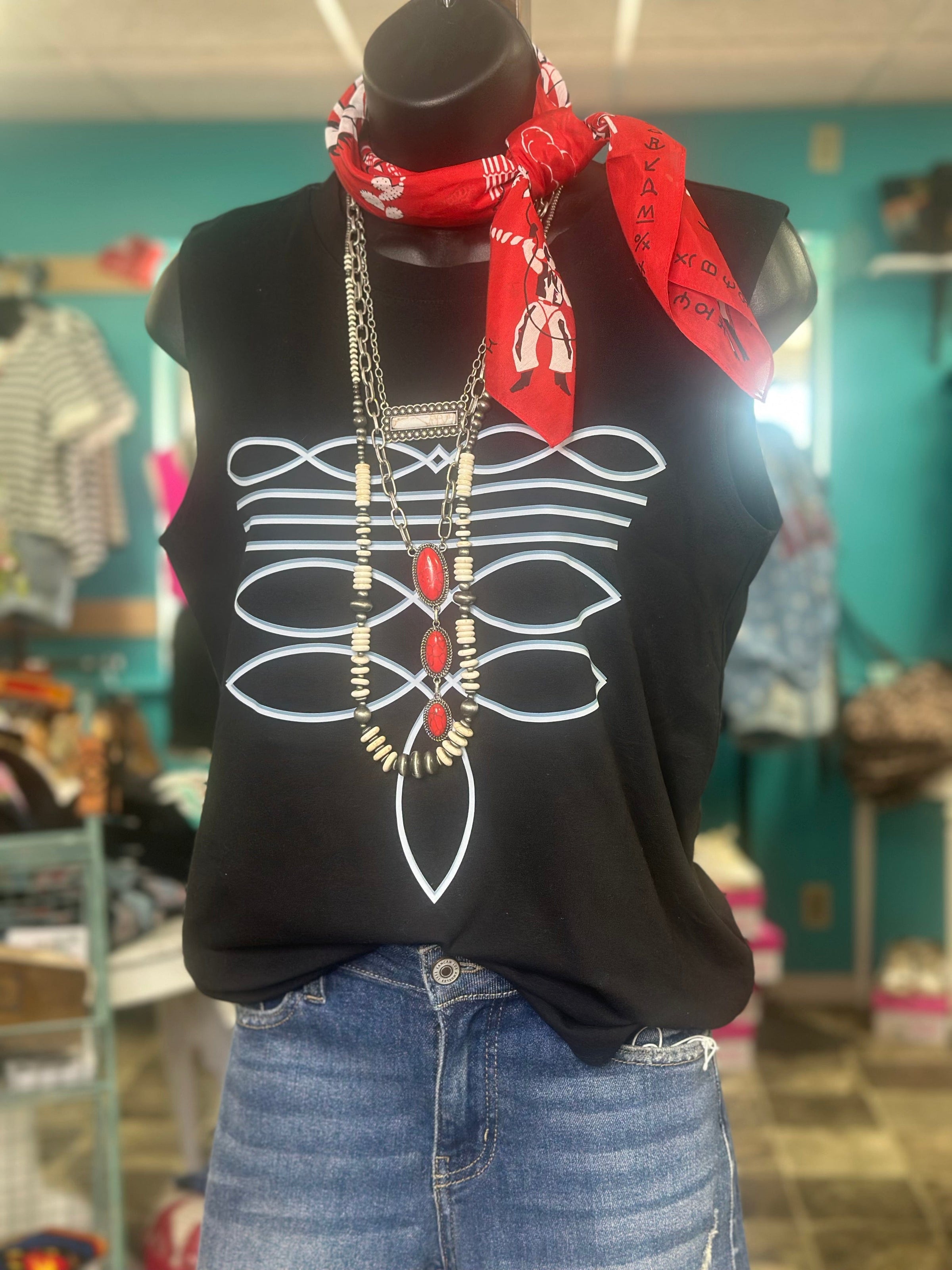 Shop Envi Me Tops and Tunics The Summer Bootstitch Tank