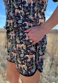 Shop Envi Me Bottoms The Summer Cactus Ranch Horse Shorts