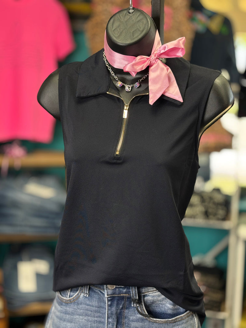 Shop Envi Me Tops and Tunics The Summer Days Zipper Sleeveless Top