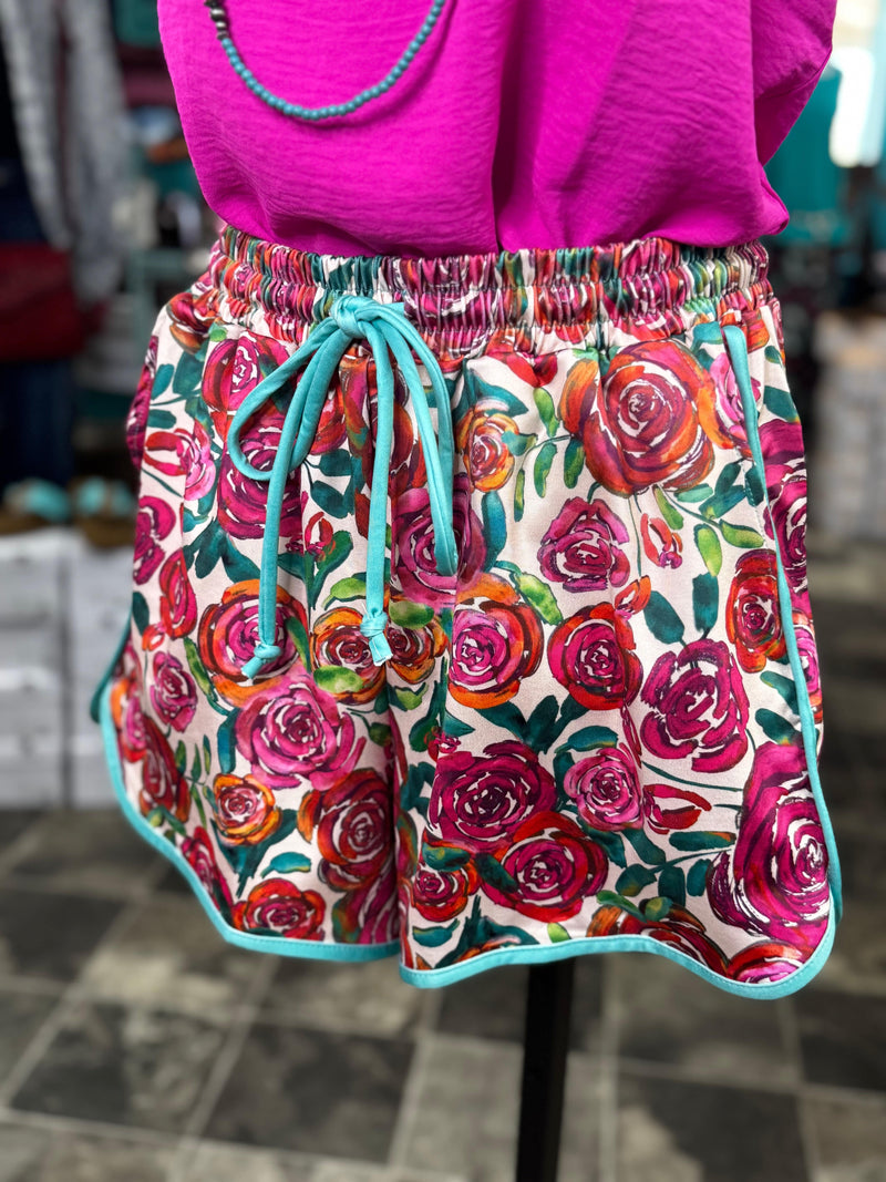 Shop Envi Me Bottoms The Summer Floral Shorts