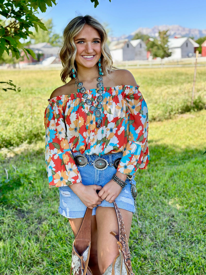 pretty floral top