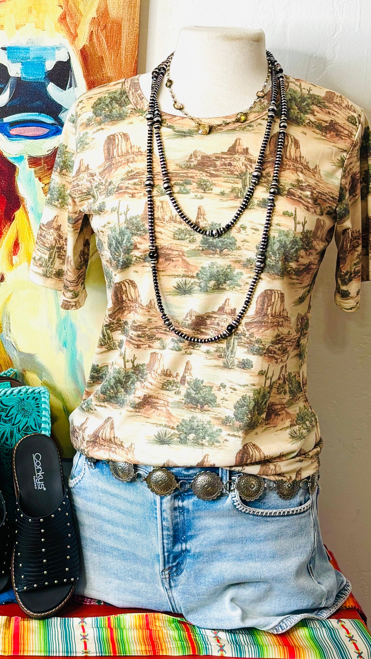 Shop Envi Me Tops and Tunics The Summer in The Desert Top