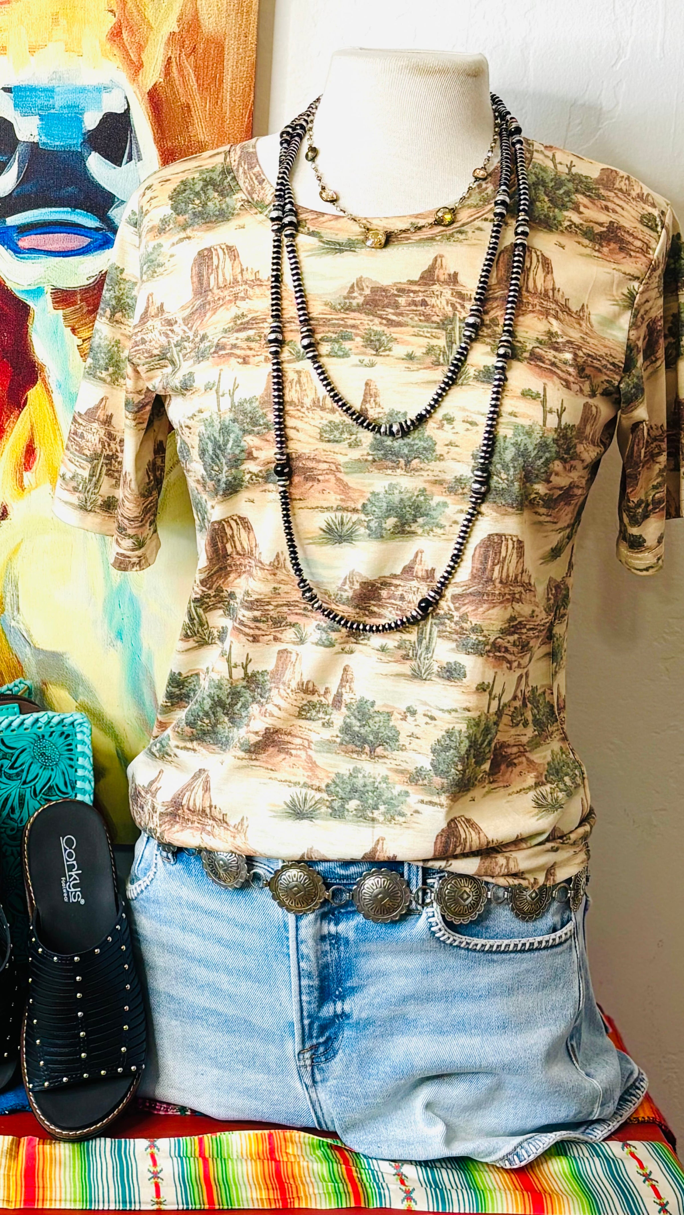 Shop Envi Me Tops and Tunics The Summer in The Desert Top