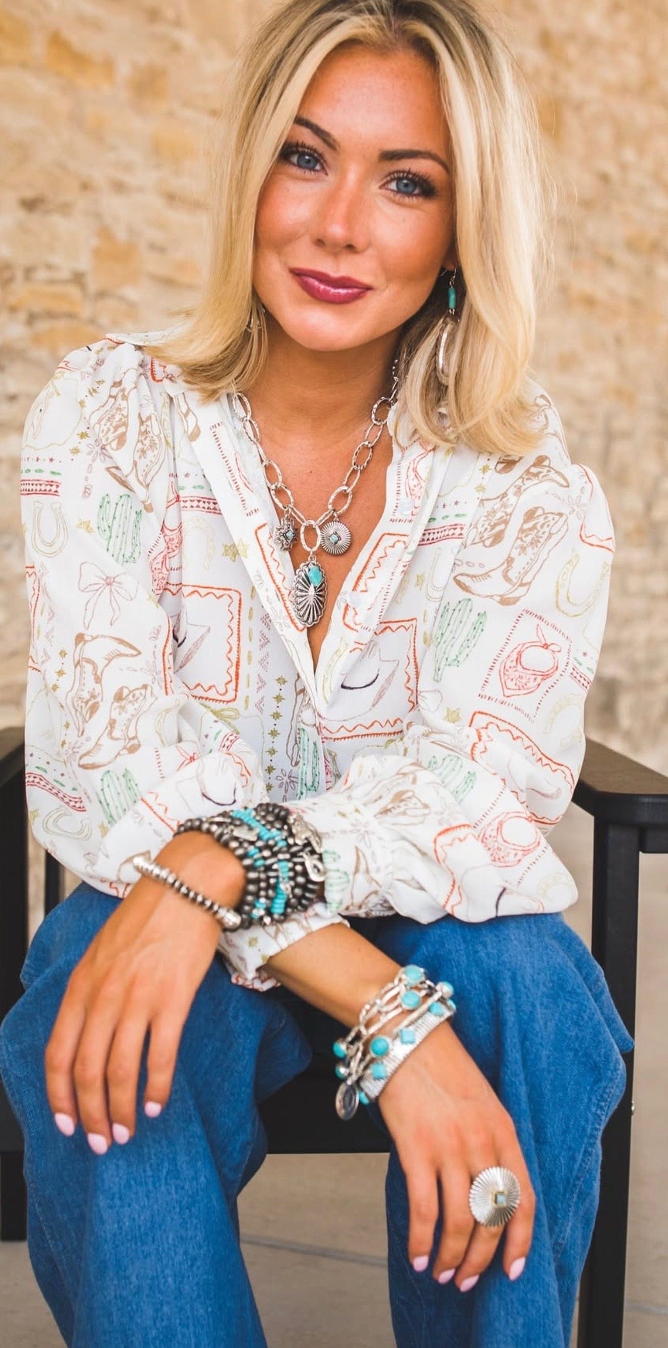 Shop Envi Me Earring The Summer In The West Silver Charm Necklace
