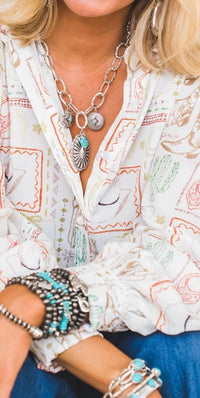 Shop Envi Me Earring The Summer In The West Silver Charm Necklace
