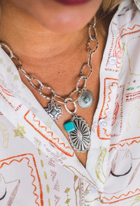 Shop Envi Me Earring The Summer In The West Silver Charm Necklace
