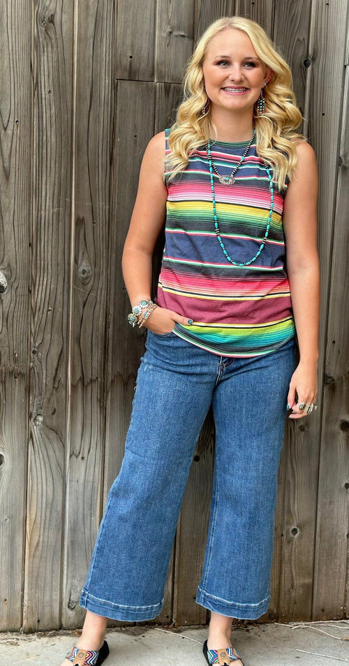 Shop Envi Me Tops and Tunics The Summer Life Stripe Tank