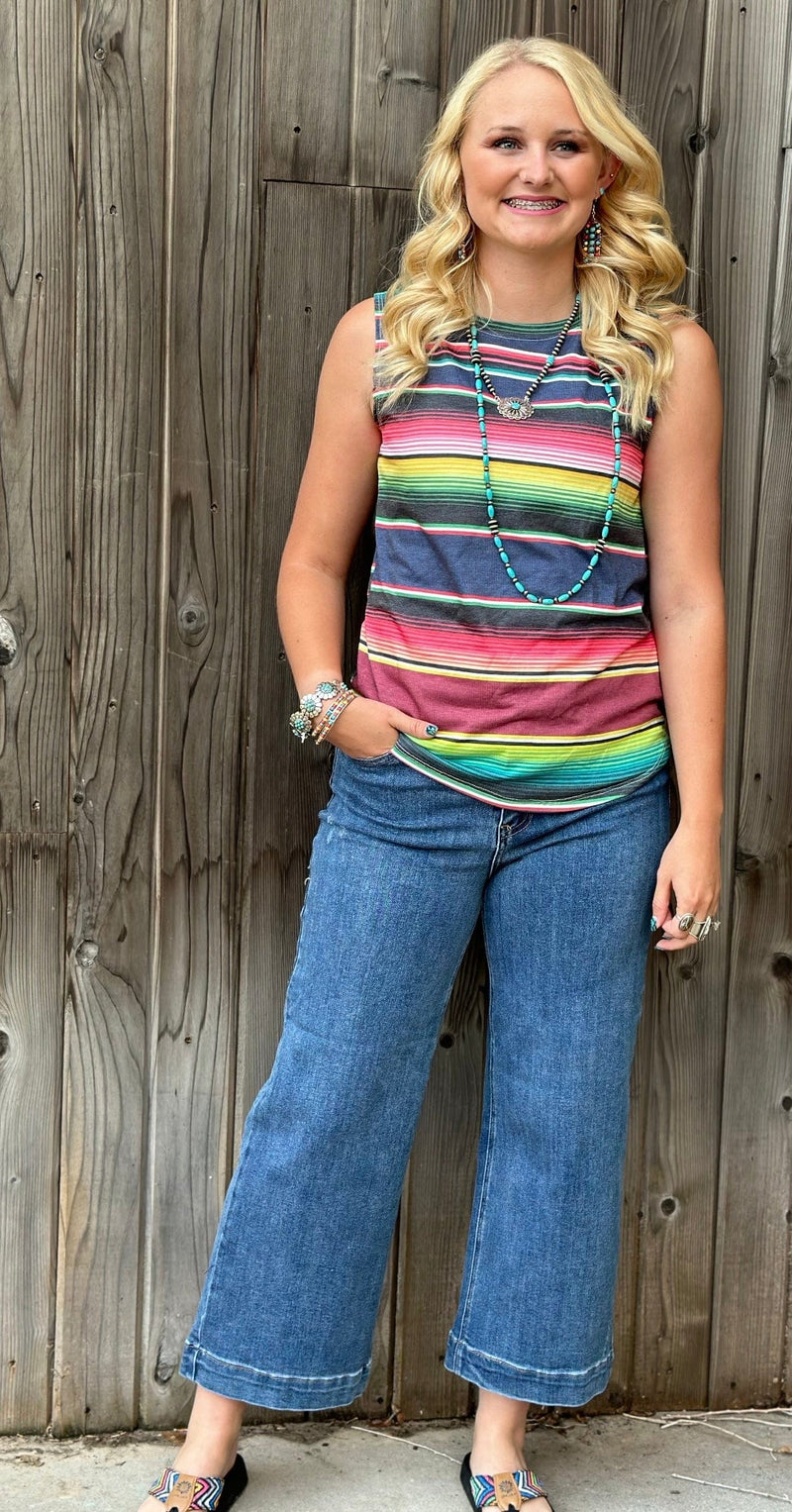 Shop Envi Me Tops and Tunics The Summer Life Stripe Tank