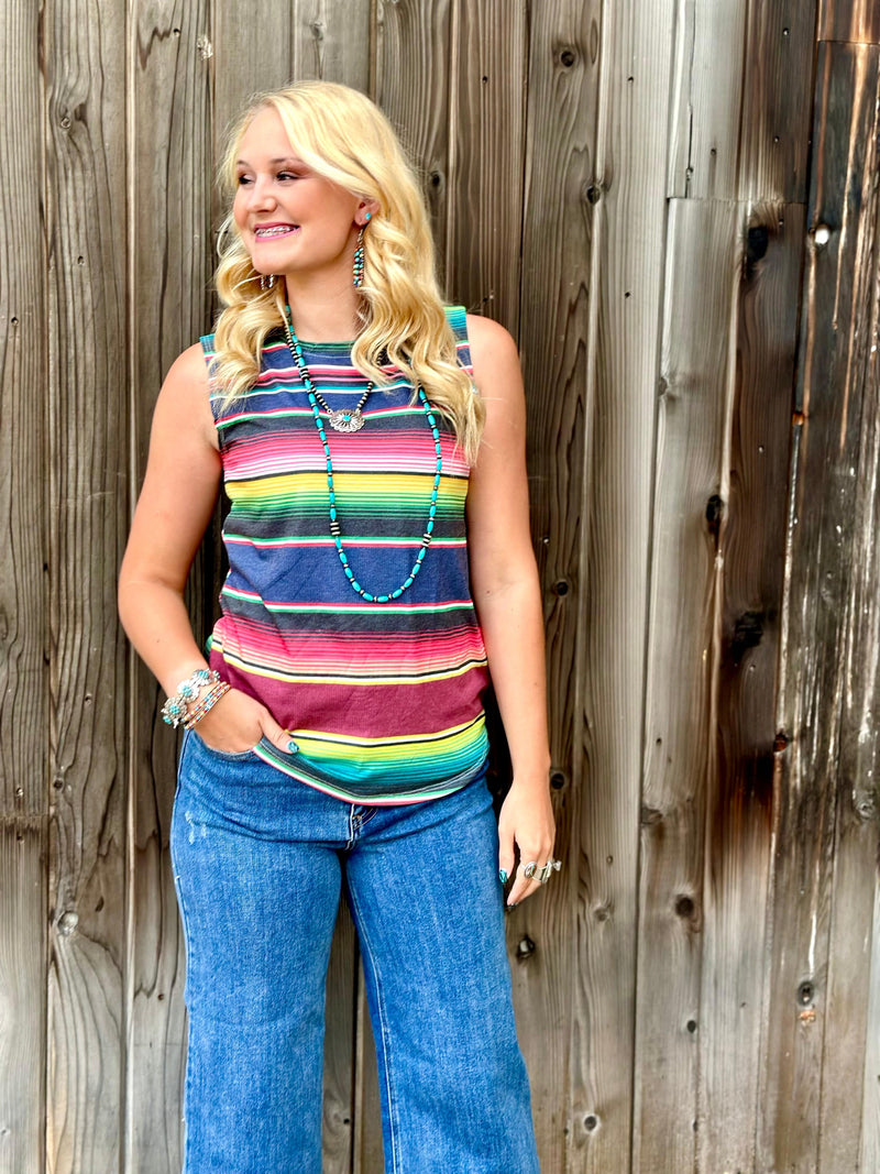 Shop Envi Me Tops and Tunics The Summer Life Stripe Tank