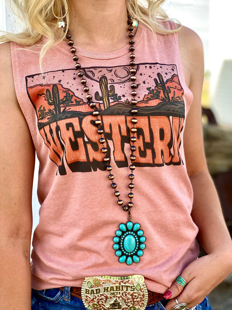 Shop Envi Me tops The Summer Little Bit Western Tank