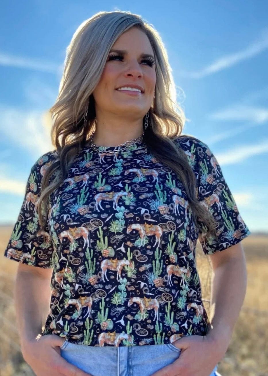Shop Envi Me Tops and Tunics The Summer Of Cactus Top