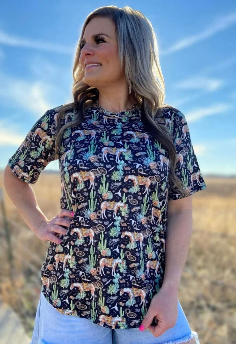 Shop Envi Me Tops and Tunics The Summer Of Cactus Top