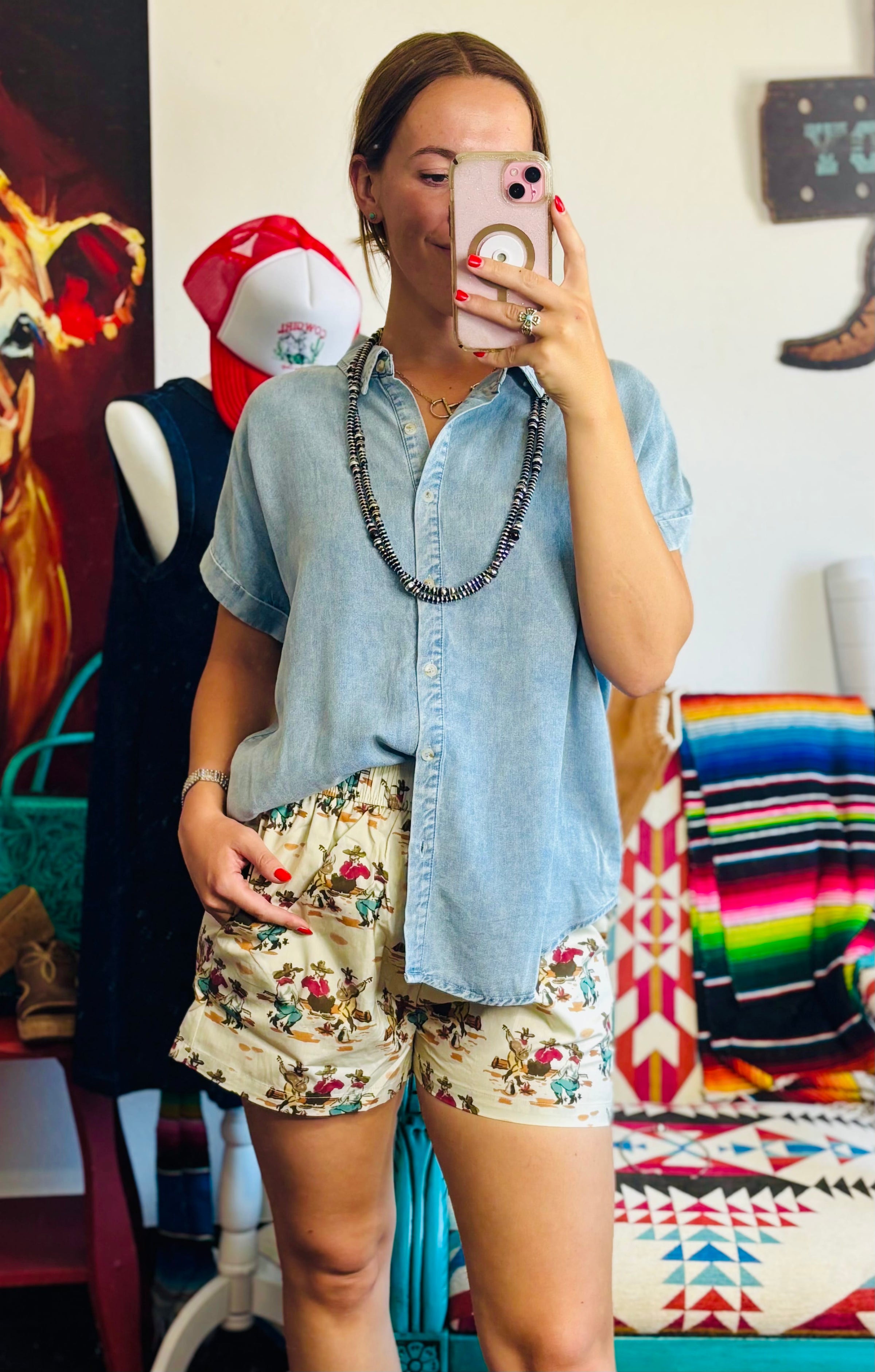 Shop Envi Me Tops and Tunics The Summer Of Chambray Top