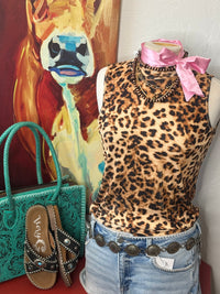 Shop Envi Me It's T-shirt Kinda Day The Summer Of Cheetah Tank