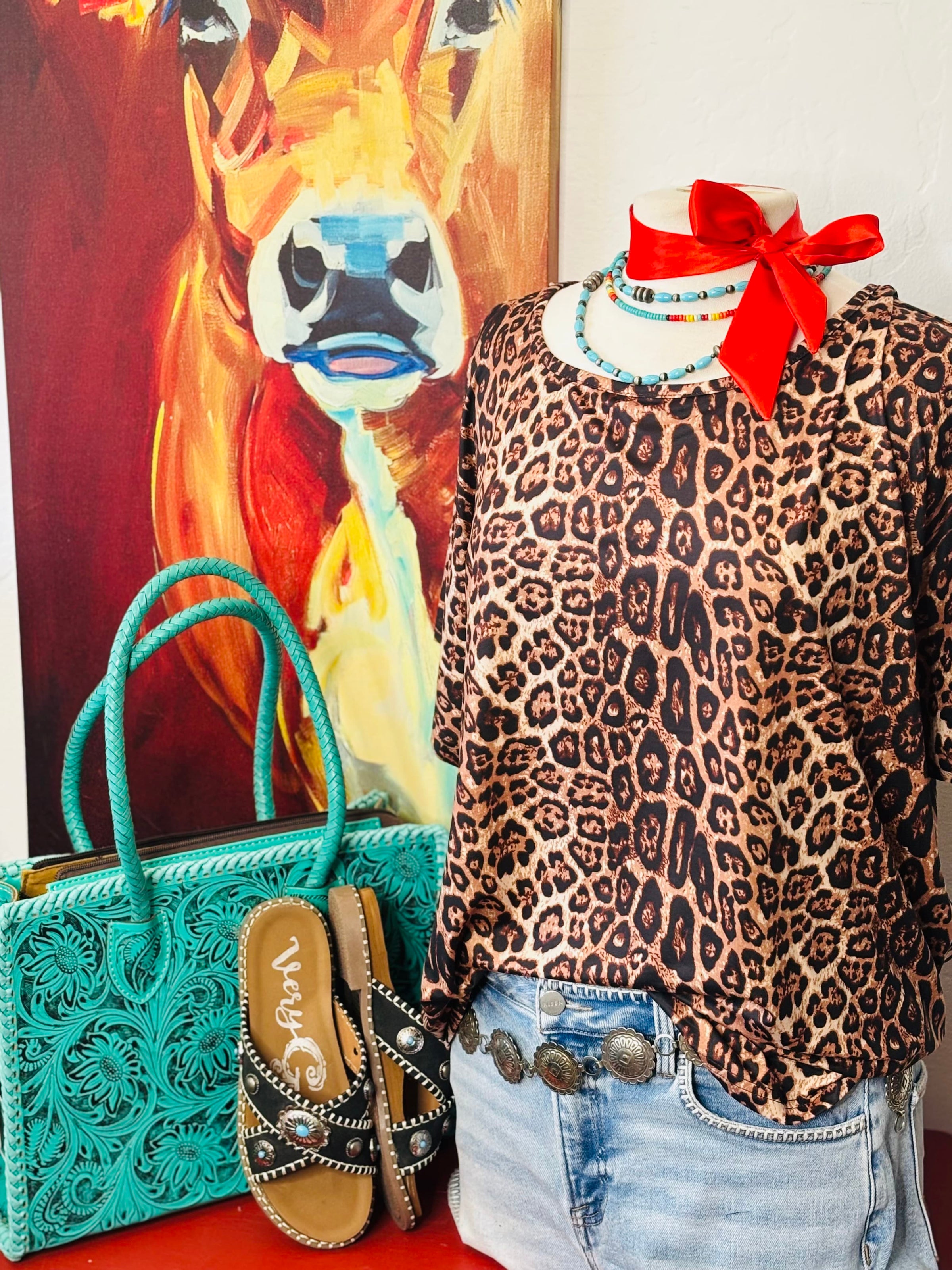 Shop Envi Me Tops and Tunics The Summer Of Cheetah Top