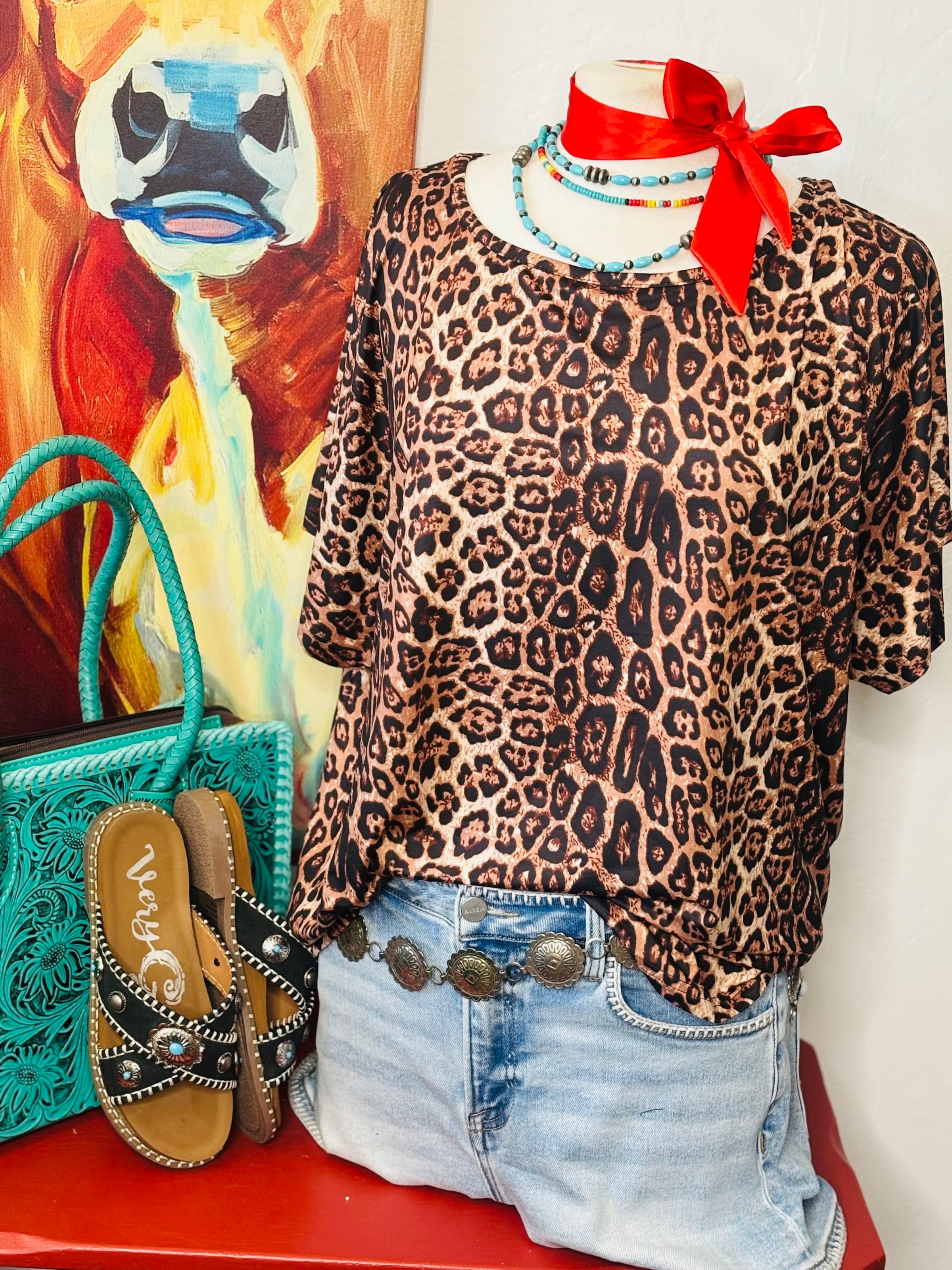 Shop Envi Me Tops and Tunics The Summer Of Cheetah Top