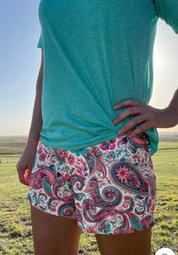 Shop Envi Me Bottoms The Summer Paisley Fun Shorts