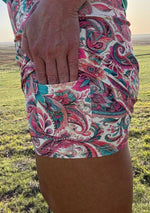 Shop Envi Me Bottoms The Summer Paisley Fun Shorts
