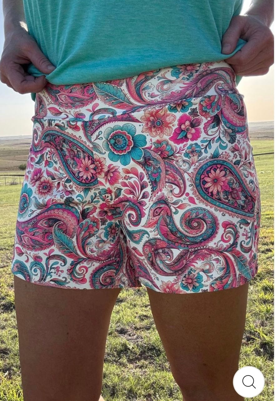 Shop Envi Me Bottoms The Summer Paisley Fun Shorts