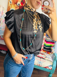 Shop Envi Me Tops and Tunics The Summer Ruffle Detail Dressy Top