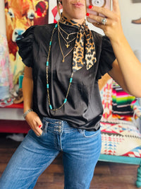 Shop Envi Me Tops and Tunics The Summer Ruffle Detail Dressy Top