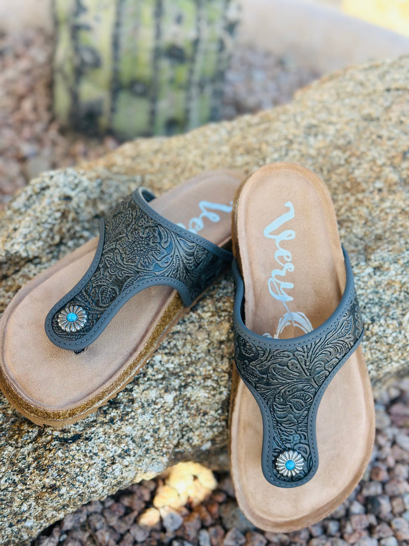 Shop Envi Me Footwear The Summer South Of Pecos Western Concho Sandals