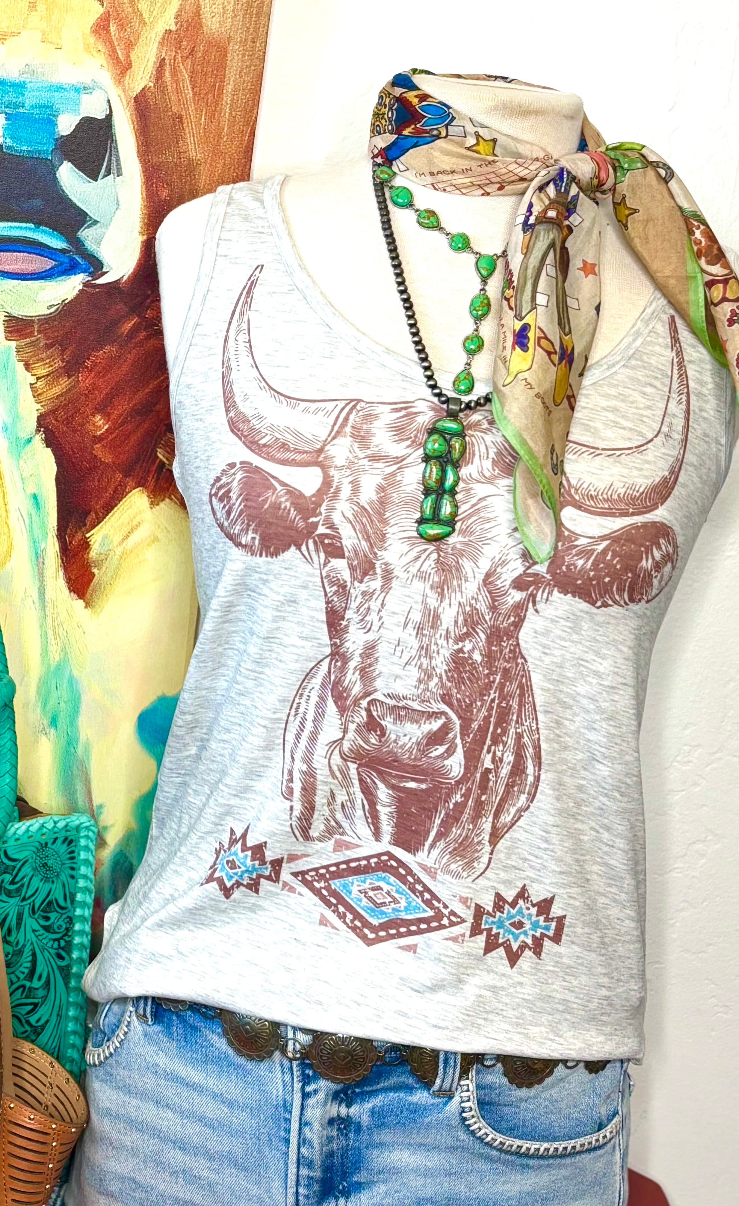 Shop Envi Me It's T-shirt Kinda Day The Summer Steer Tank