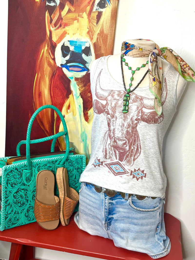 Shop Envi Me It's T-shirt Kinda Day The Summer Steer Tank