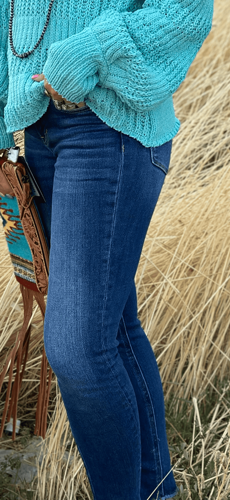Just Black Bottoms The Summer Vervet Cara Crop Denim