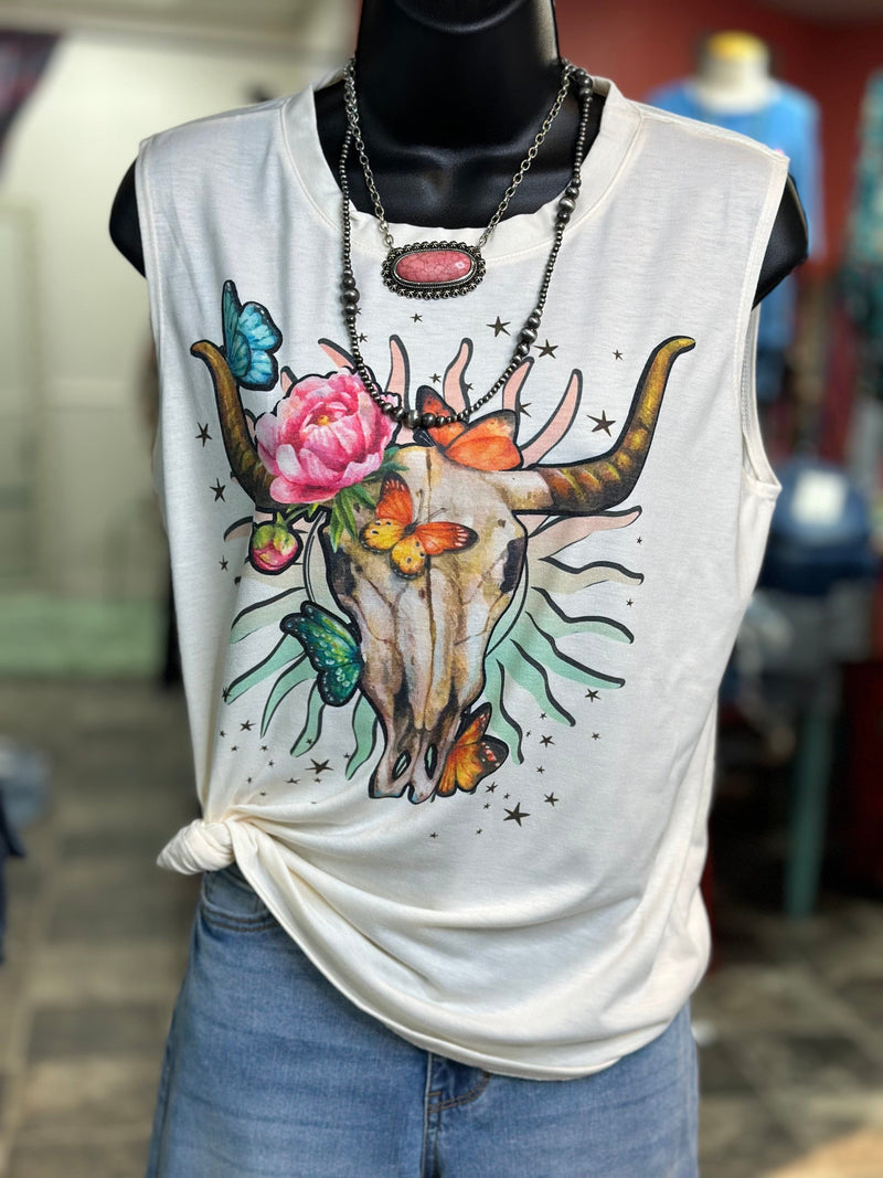 Shop Envi Me It's T-shirt Kinda Day The Summertime Steer Tank