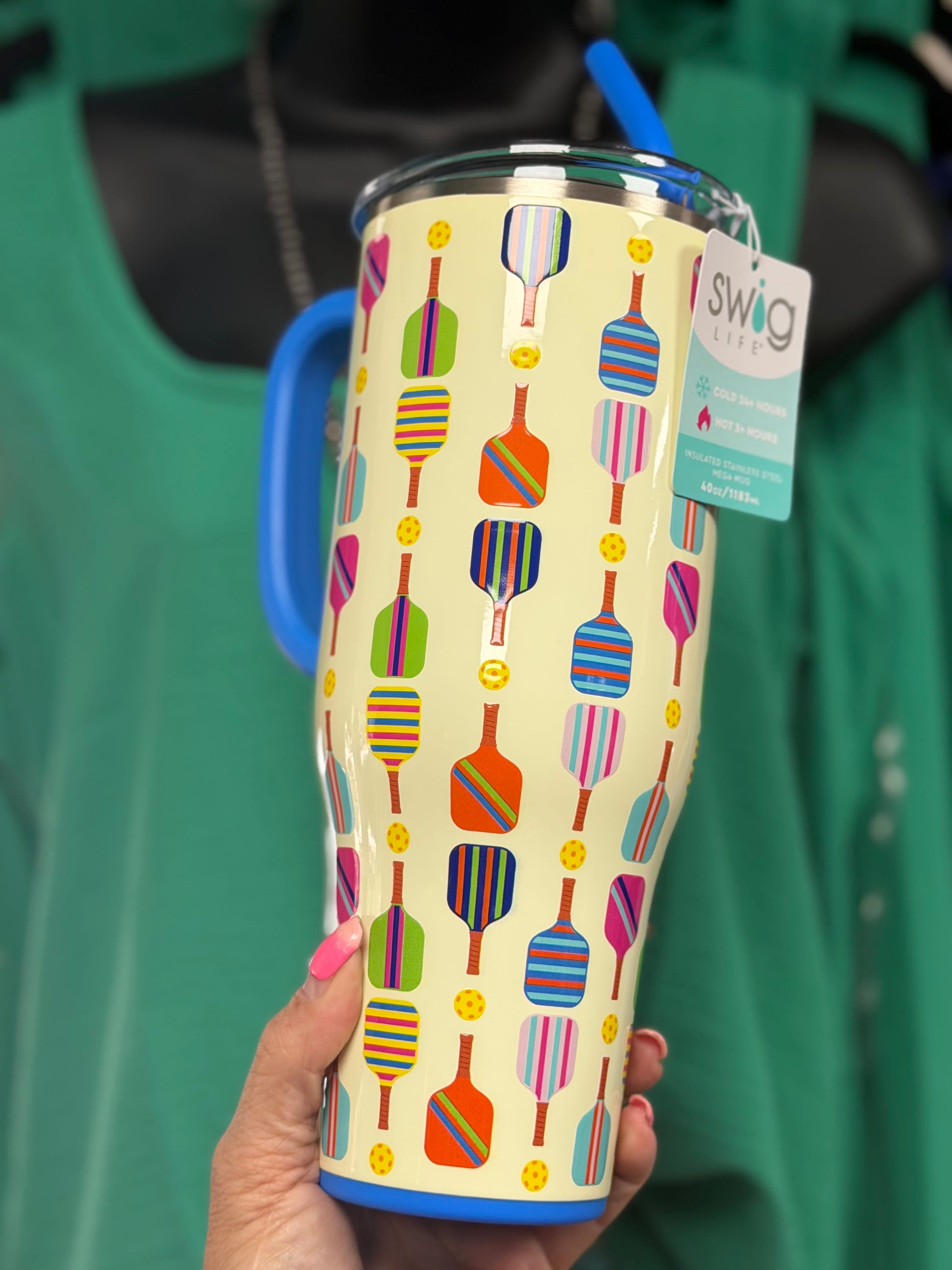 Shop Envi Me Accessories Pickleball The Swig Pickleball 40oz Tumbler