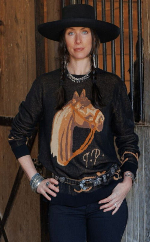 R Cinco RAnch Cardigans and Kimonos The Tasha Polizzi Hey Horse Sweater