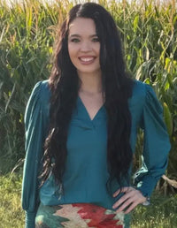 Shop Envi Me Tops and Tunics The Teal Miles City Fall Top