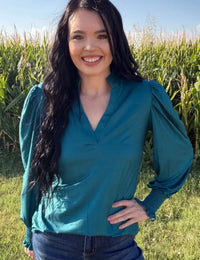 Shop Envi Me Tops and Tunics The Teal Miles City Fall Top