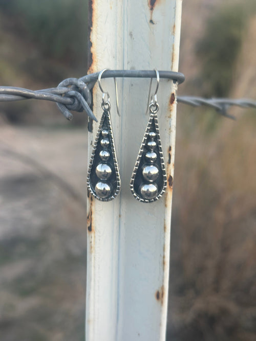 Shop Envi Me Earrings Sterling Silver The Teardrop Sterling Silver Ball Earring