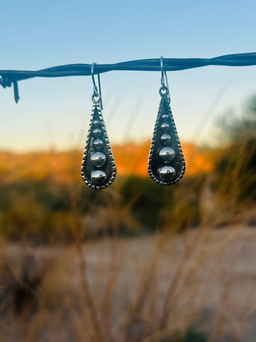 Shop Envi Me Earrings Sterling Silver The Teardrop Sterling Silver Ball Earring