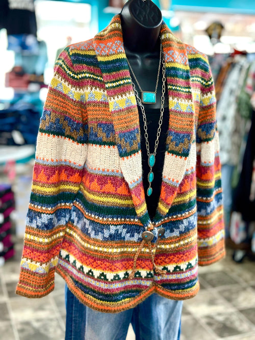 Shop Envi Me Cardigans and Kimonos The Telluride Concho Cardigan