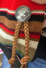 Shop Envi Me Cardigans and Kimonos The Tetons Serape Stripe Concho Sweater Cardigan