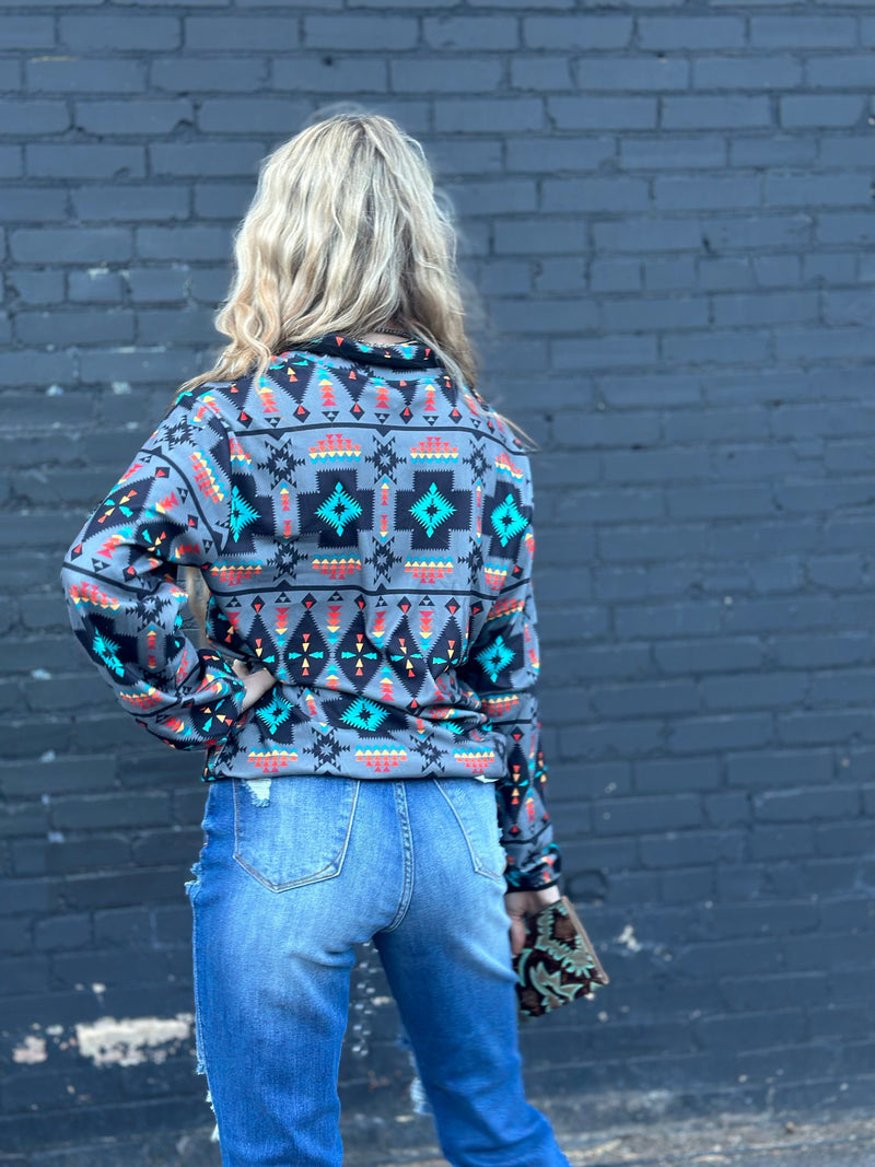 Shop Envi Me Tops The Tribal Tayshine Pullover