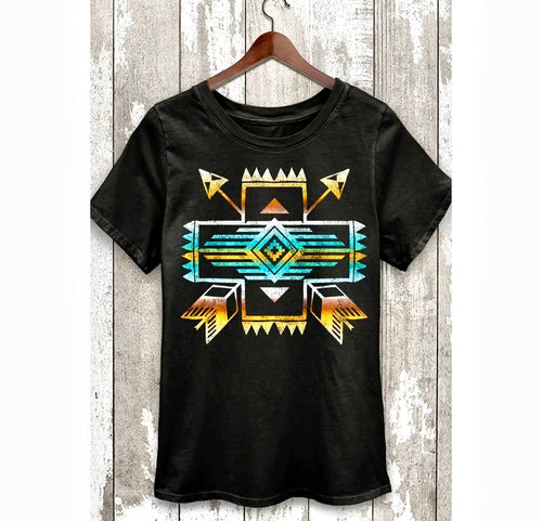 Shop Envi Me It's T-shirt Kinda Day The Trinity Arrow Aztec Tee