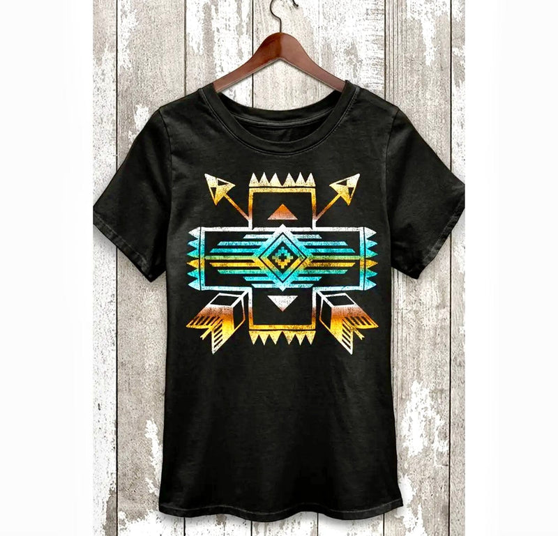 Shop Envi Me It's T-shirt Kinda Day The Trinity Arrow Aztec Tee