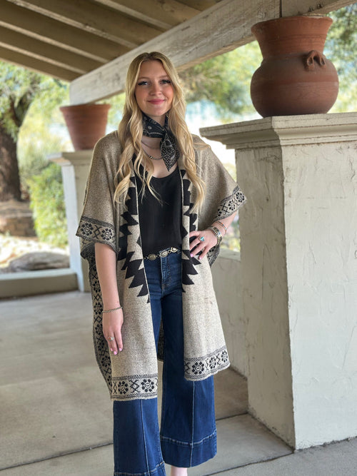 Shop Envi Me Cardigans and Kimonos The Tulum Aztec Cardigan Vest