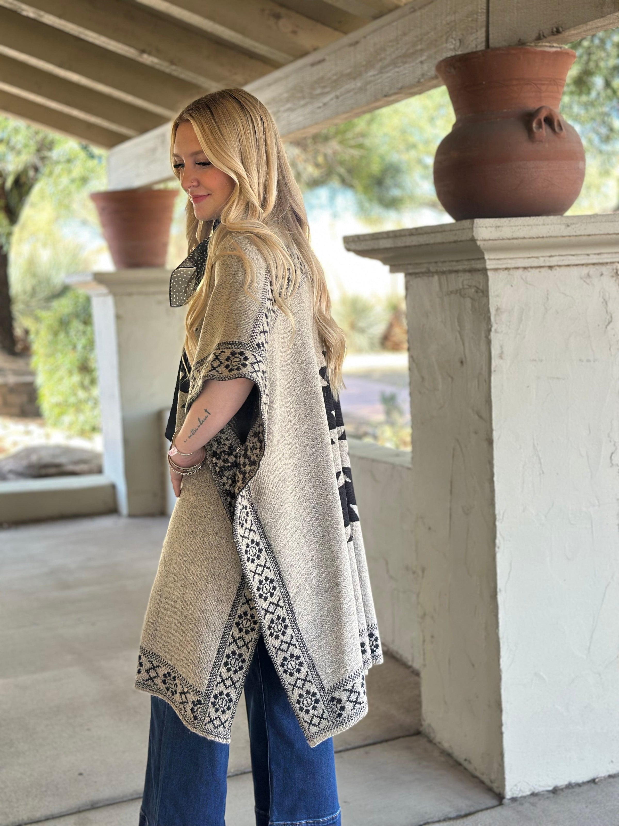 Shop Envi Me Cardigans and Kimonos The Tulum Aztec Cardigan Vest