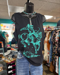 Shop Envi Me It's T-shirt Kinda Day The Turquoise Bronc Rider Tank
