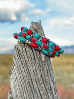 Shop Envi Me Bracelets The Turquoise & Coral Stack Bracelet Set