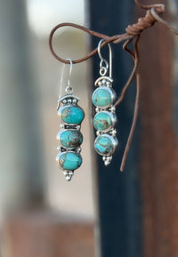 Shop Envi Me Earrings Sterling Silver The Turquoise Sterling Drop Earring