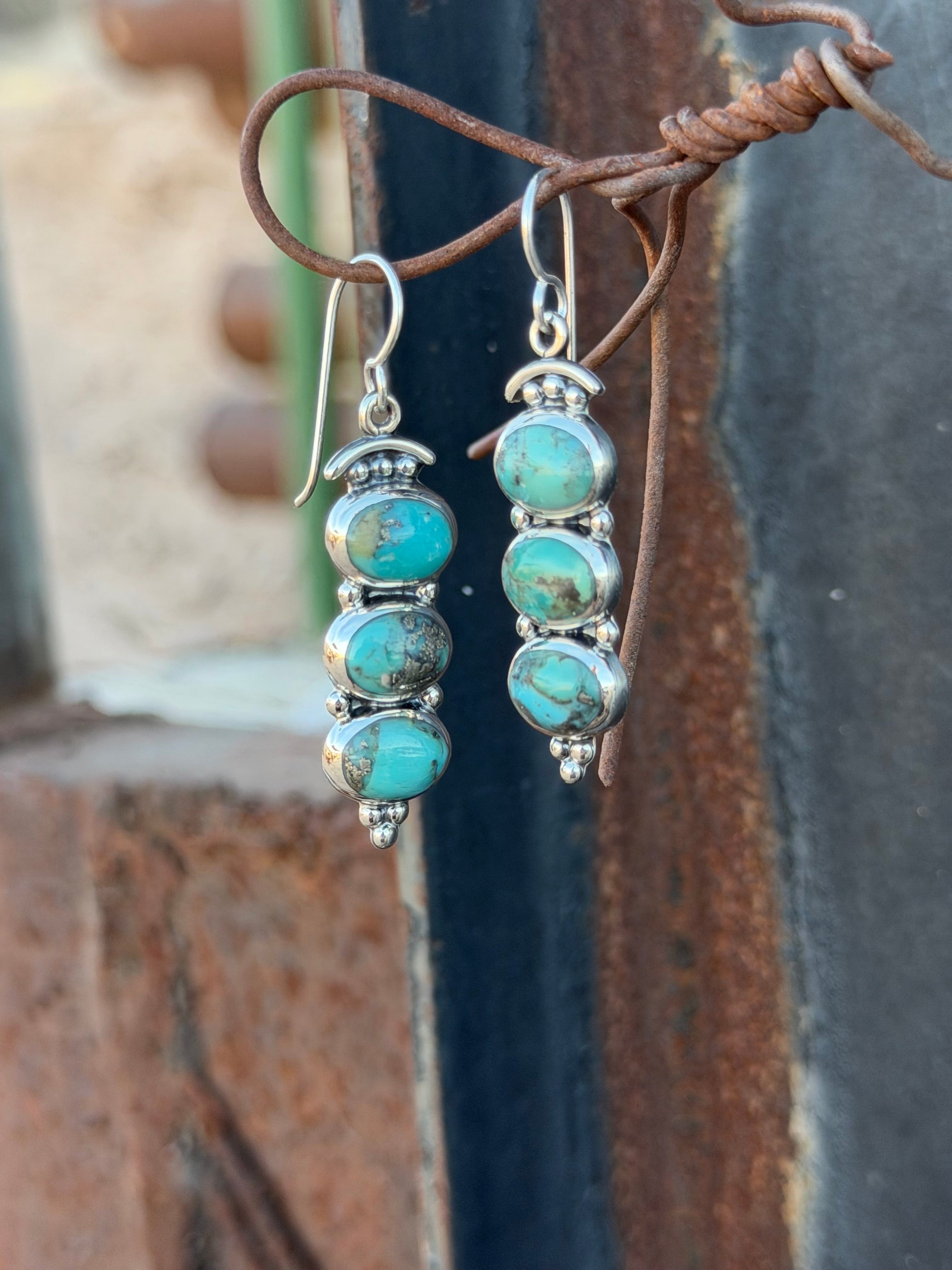 Shop Envi Me Earrings Sterling Silver The Turquoise Sterling Drop Earring
