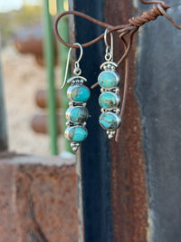 Shop Envi Me Earrings Sterling Silver The Turquoise Sterling Drop Earring