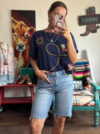 Judy Blue Bottoms The Vervet Bermuda Jort Shorts